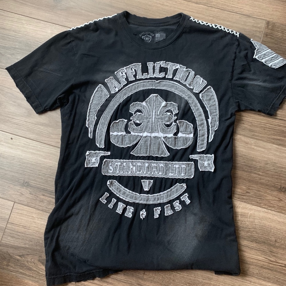 Affliction Distressed Shirt